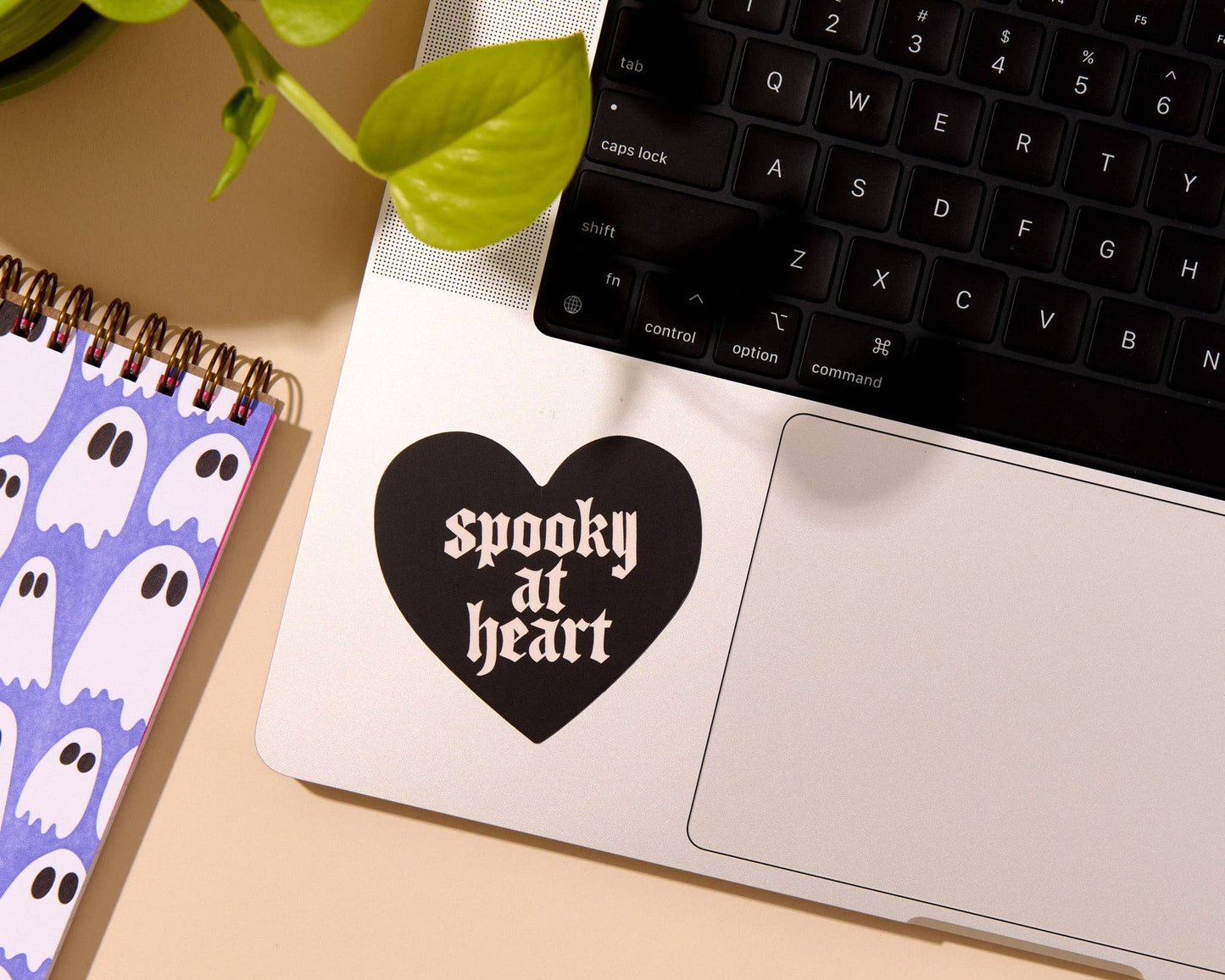 Spooky At Heart Sticker