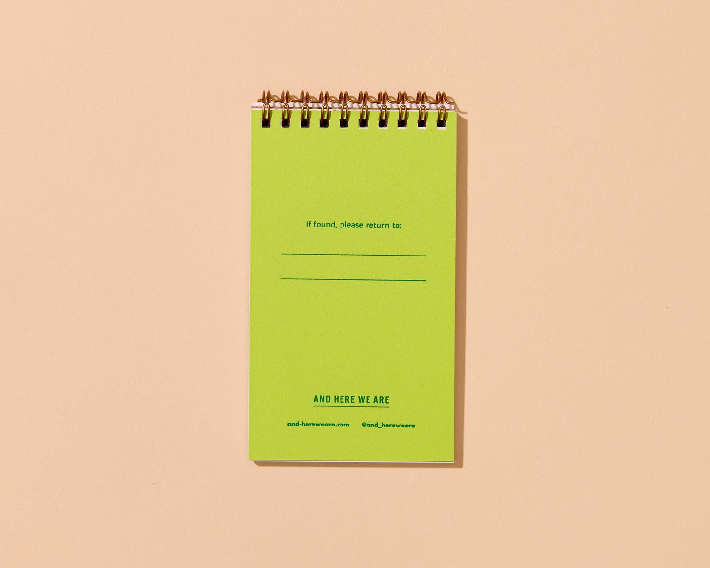 Blue-Green Pocket Size Spiral Notebook