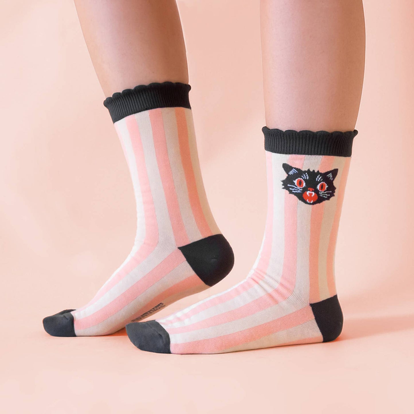 Spooky Kitty Crew Socks