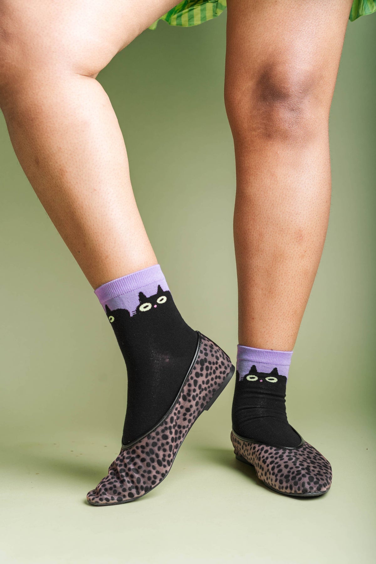Black Cat Ankle Socks