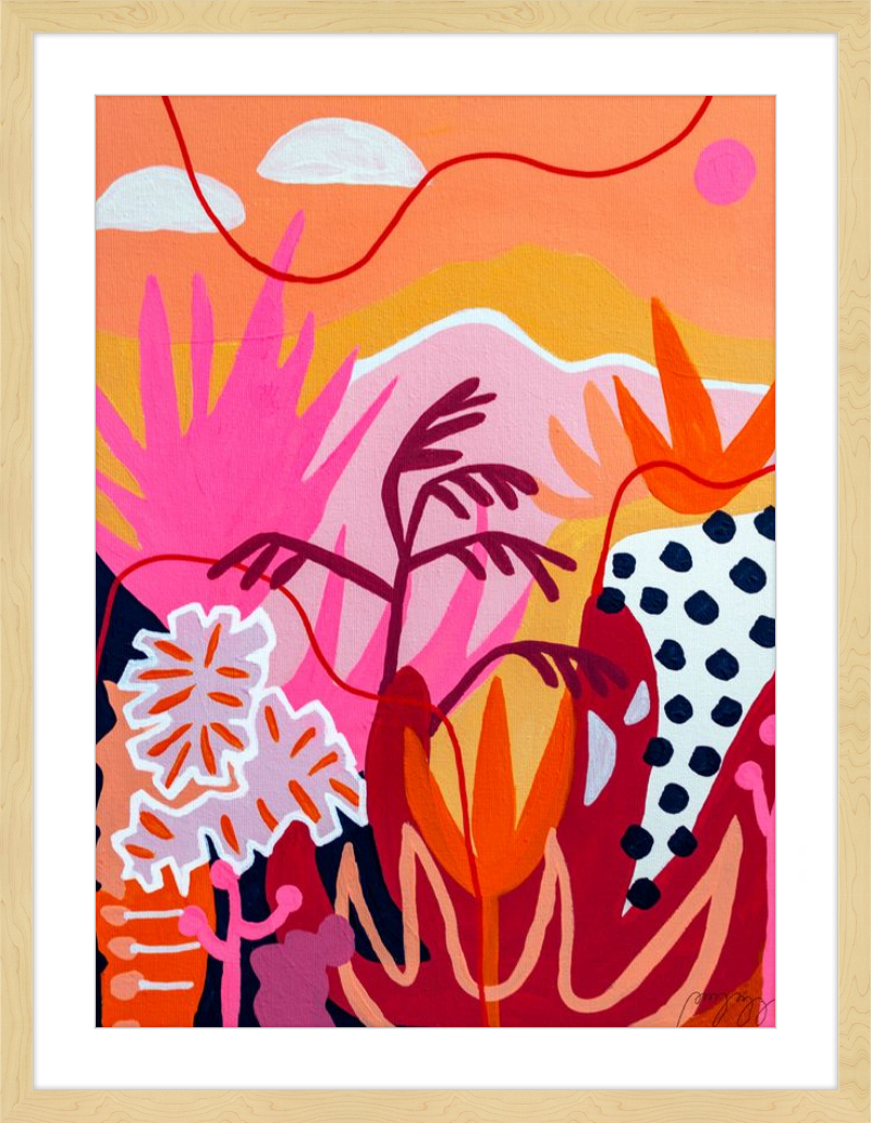 High Noon Framed Art Print