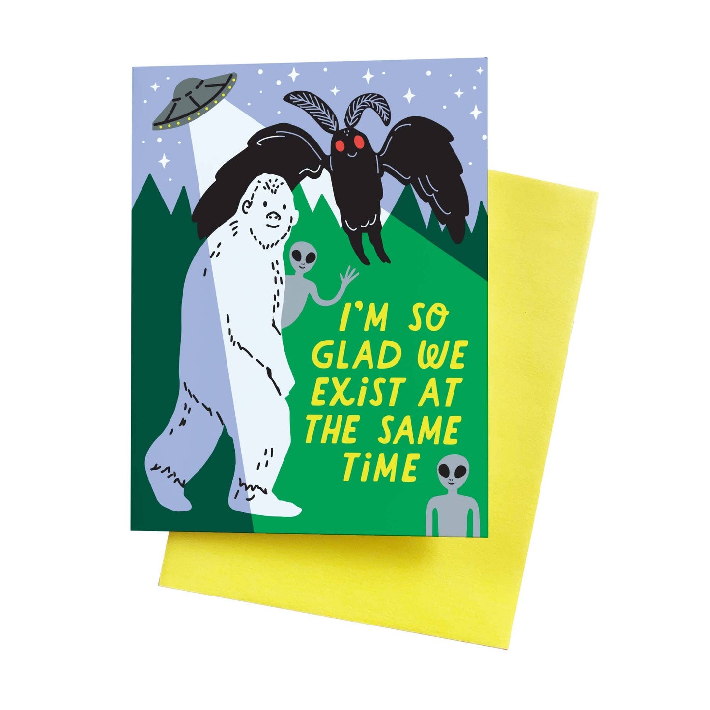 Cryptid Friends Greeting Card