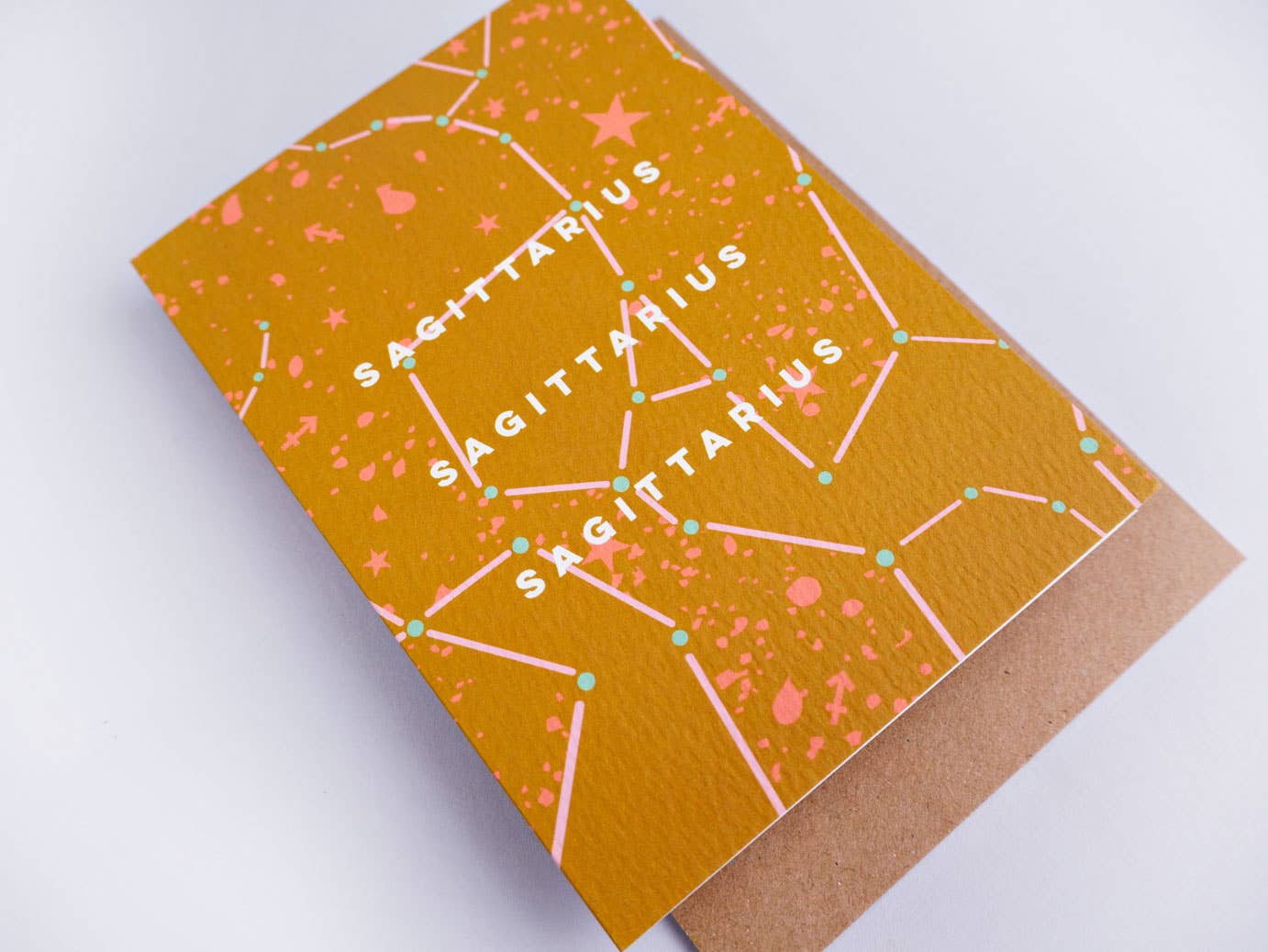 Cosmic Sagittarius Birthday Card