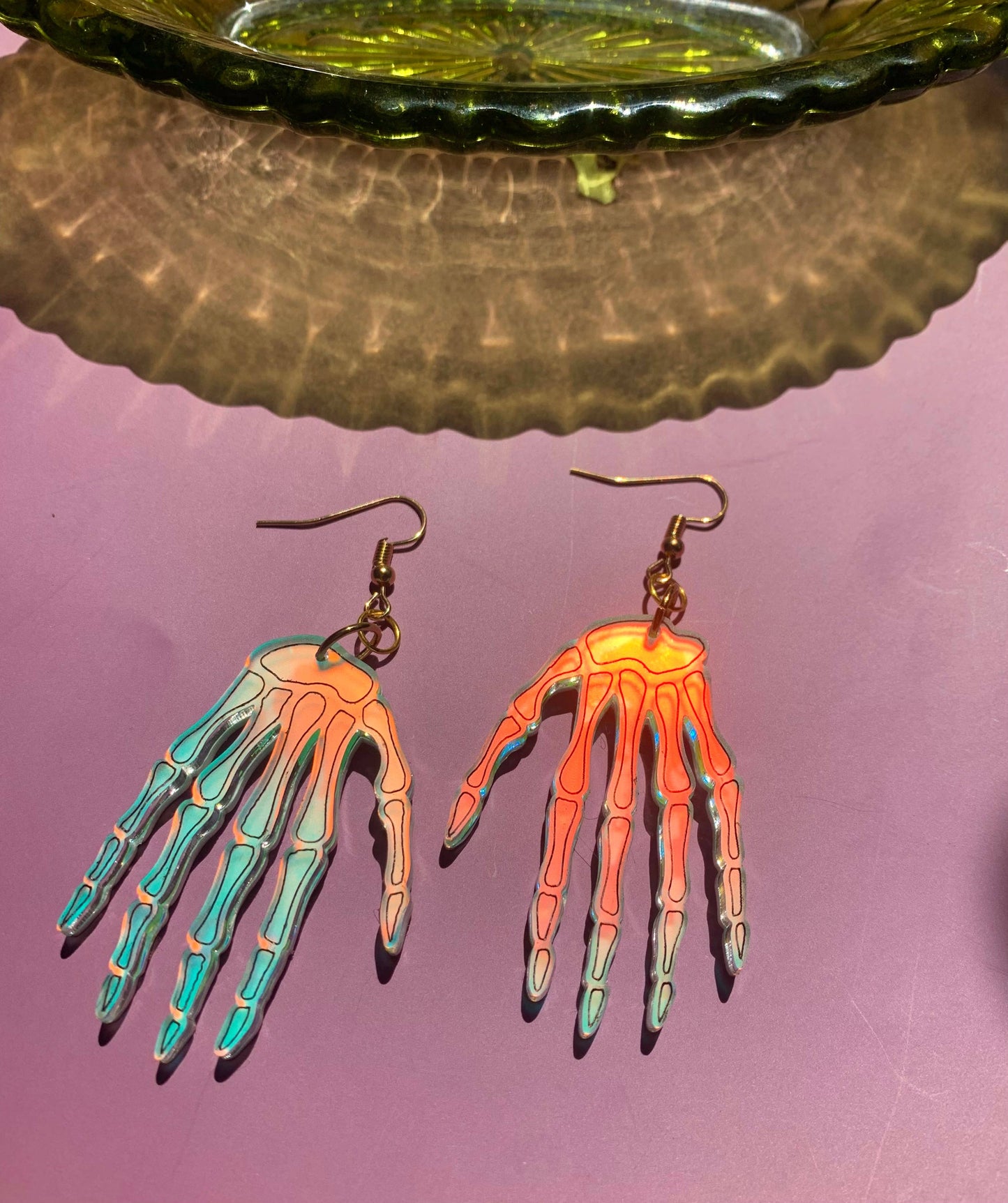 Skelly Hands Earrings