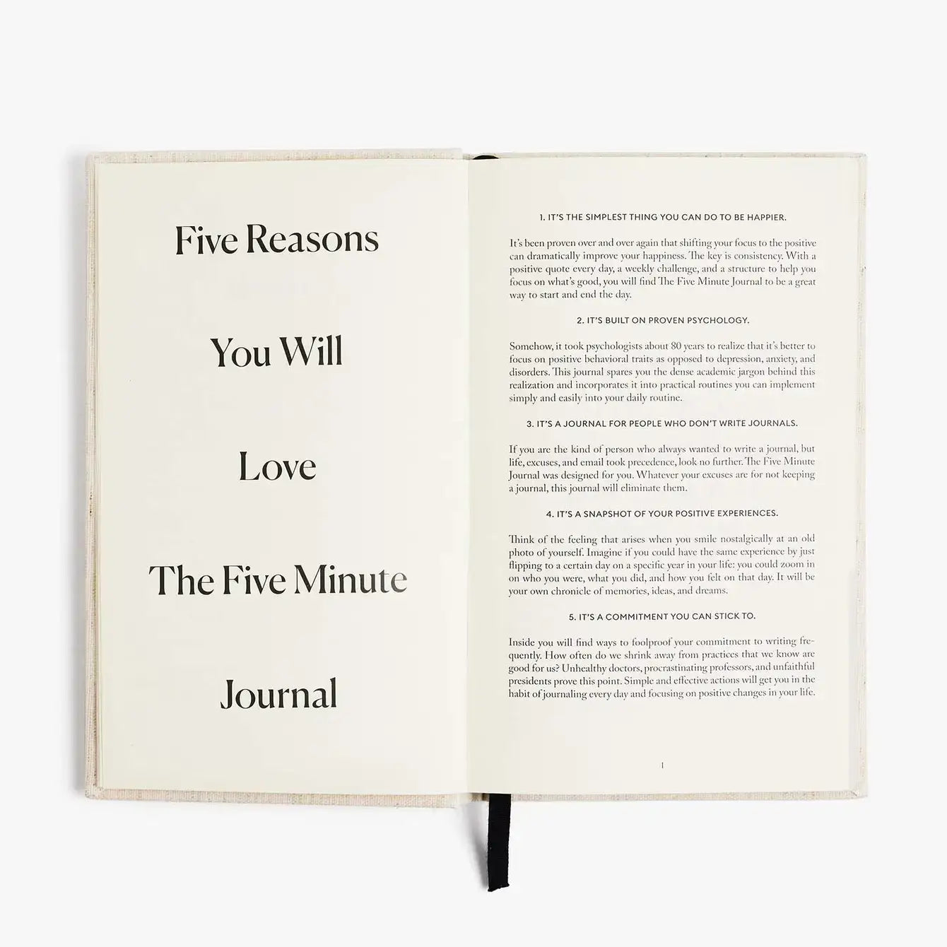 The Five Minute Journal - Daily Guided Gratitude