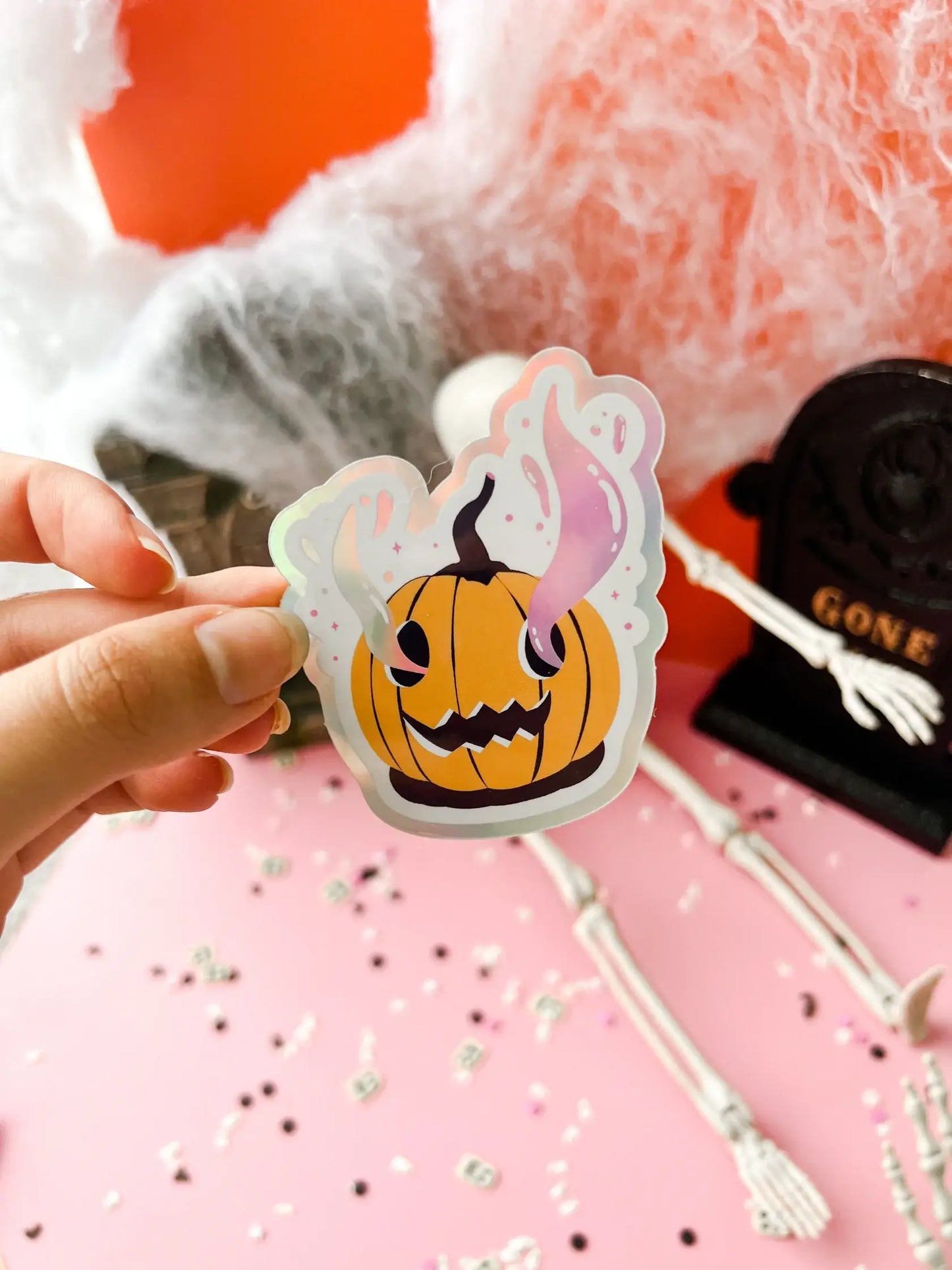 Smokey Pumpkin Sticker