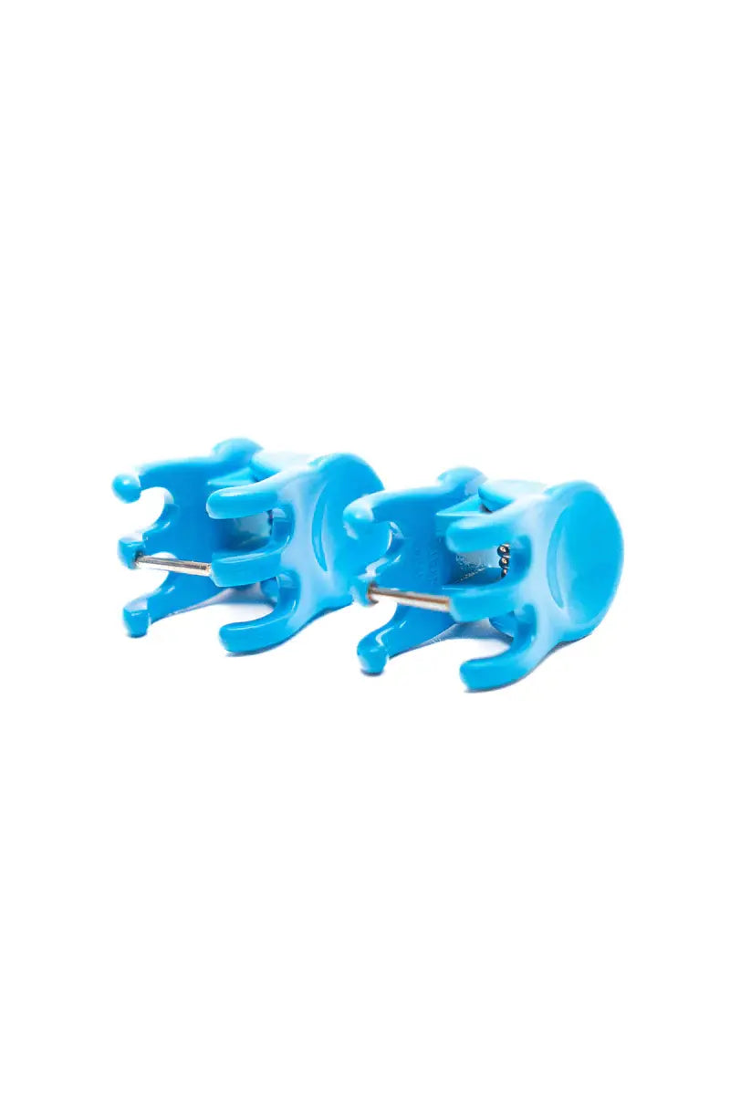 Blueberry Mini Claw Hoop Earrings