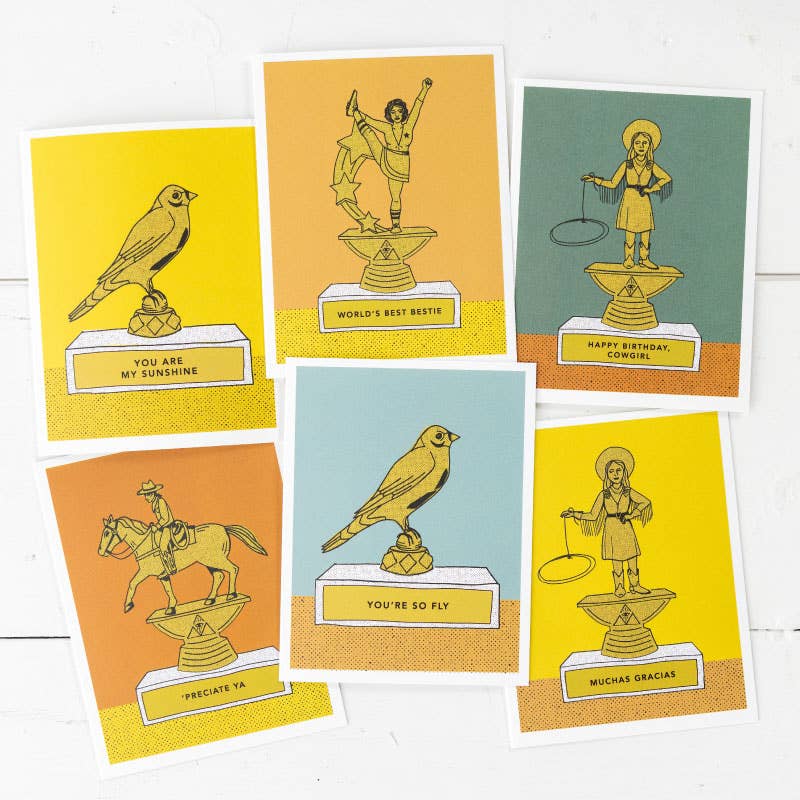 Trophy Greeting Cards - Set of 6