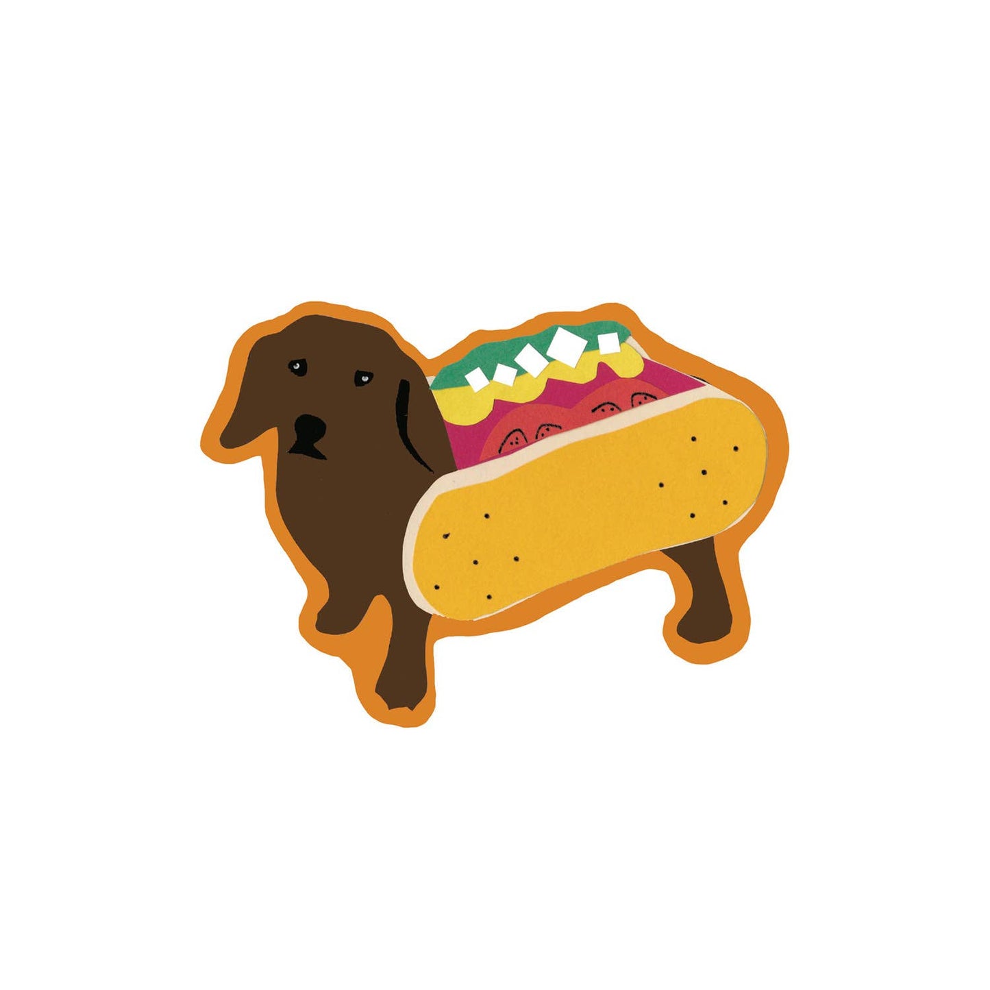 Hot Dog Sticker