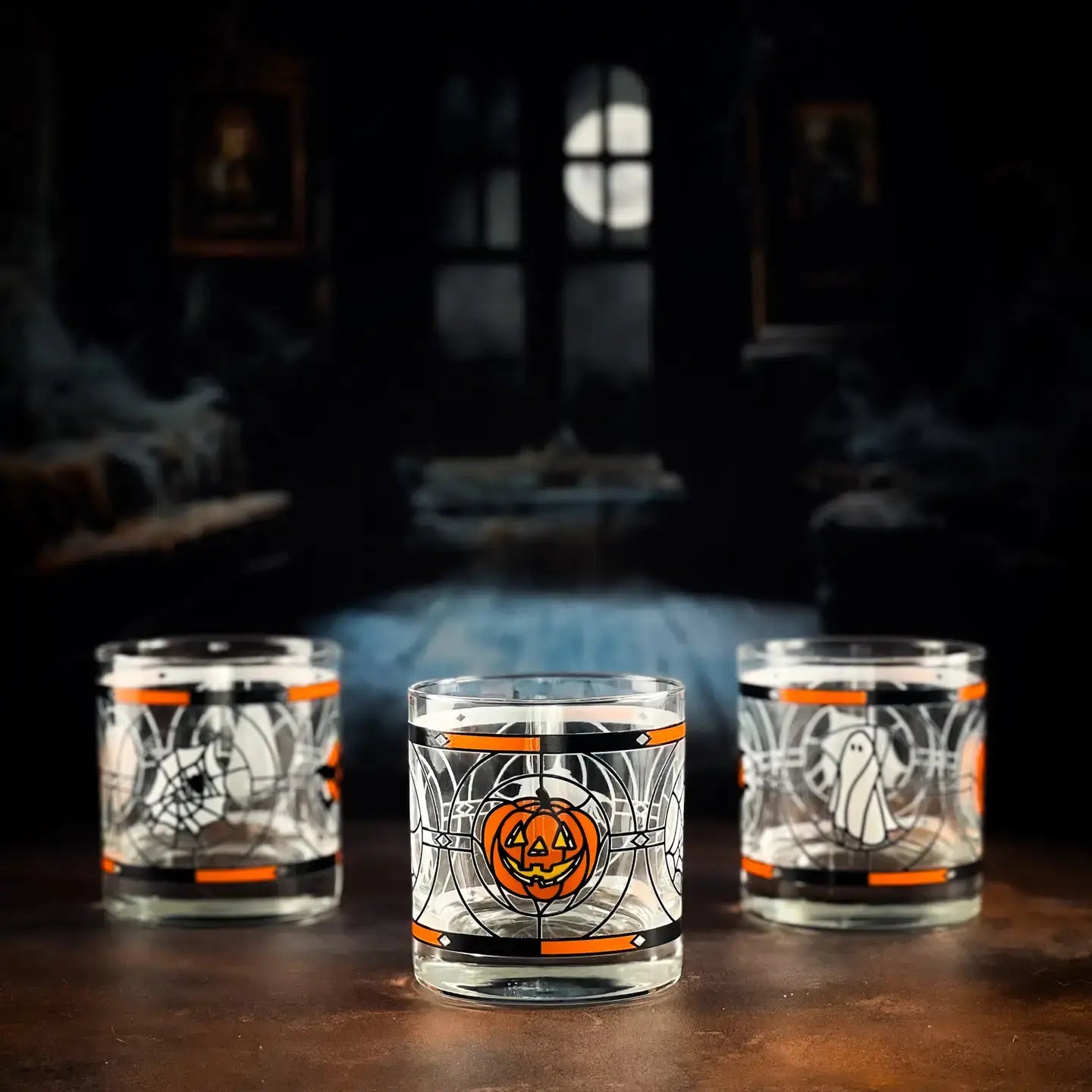 Halloween Rocks Glass