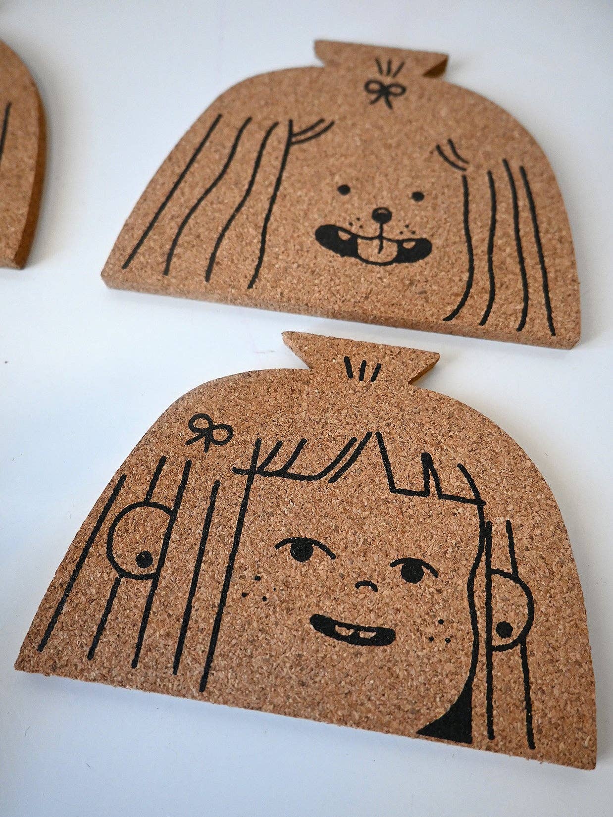 Dog Person Cork Coasters