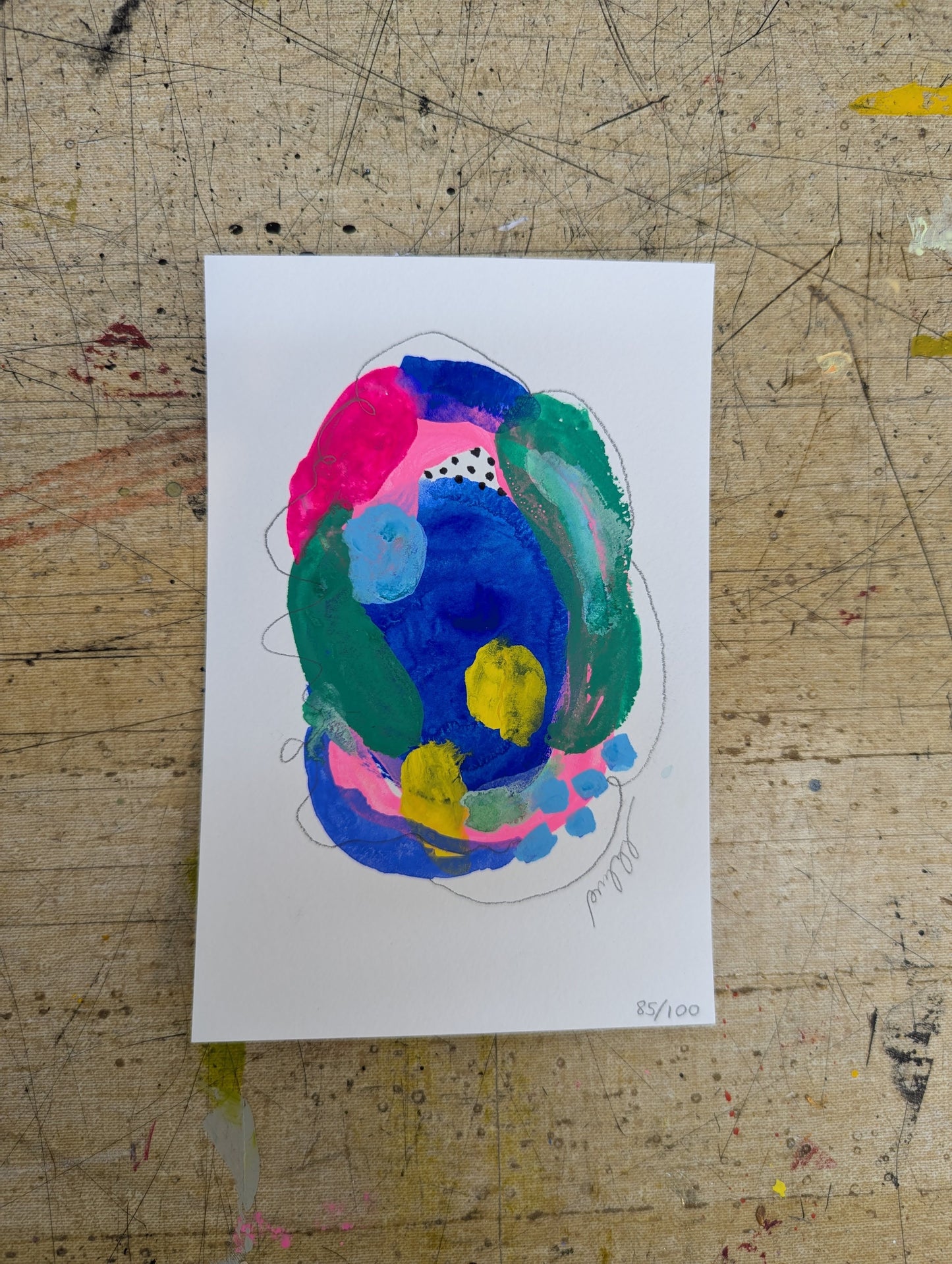 100 Ponno Watercolors