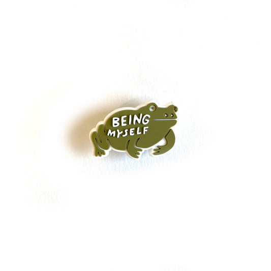 Being Myself Frog Croc Charm