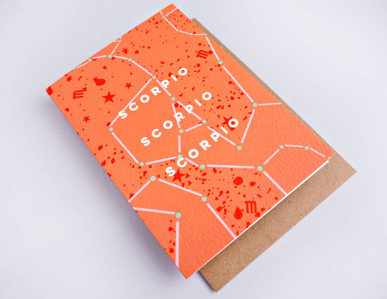 Cosmic Scorpio Birthday Card