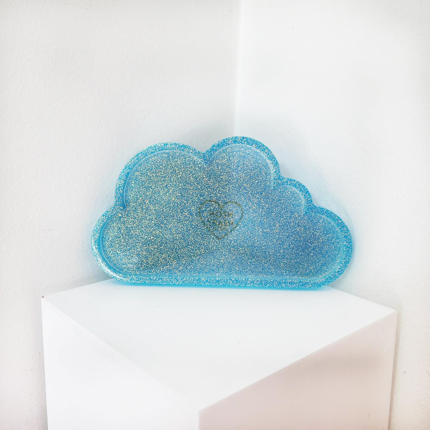 Neon Heart Trinket Trays