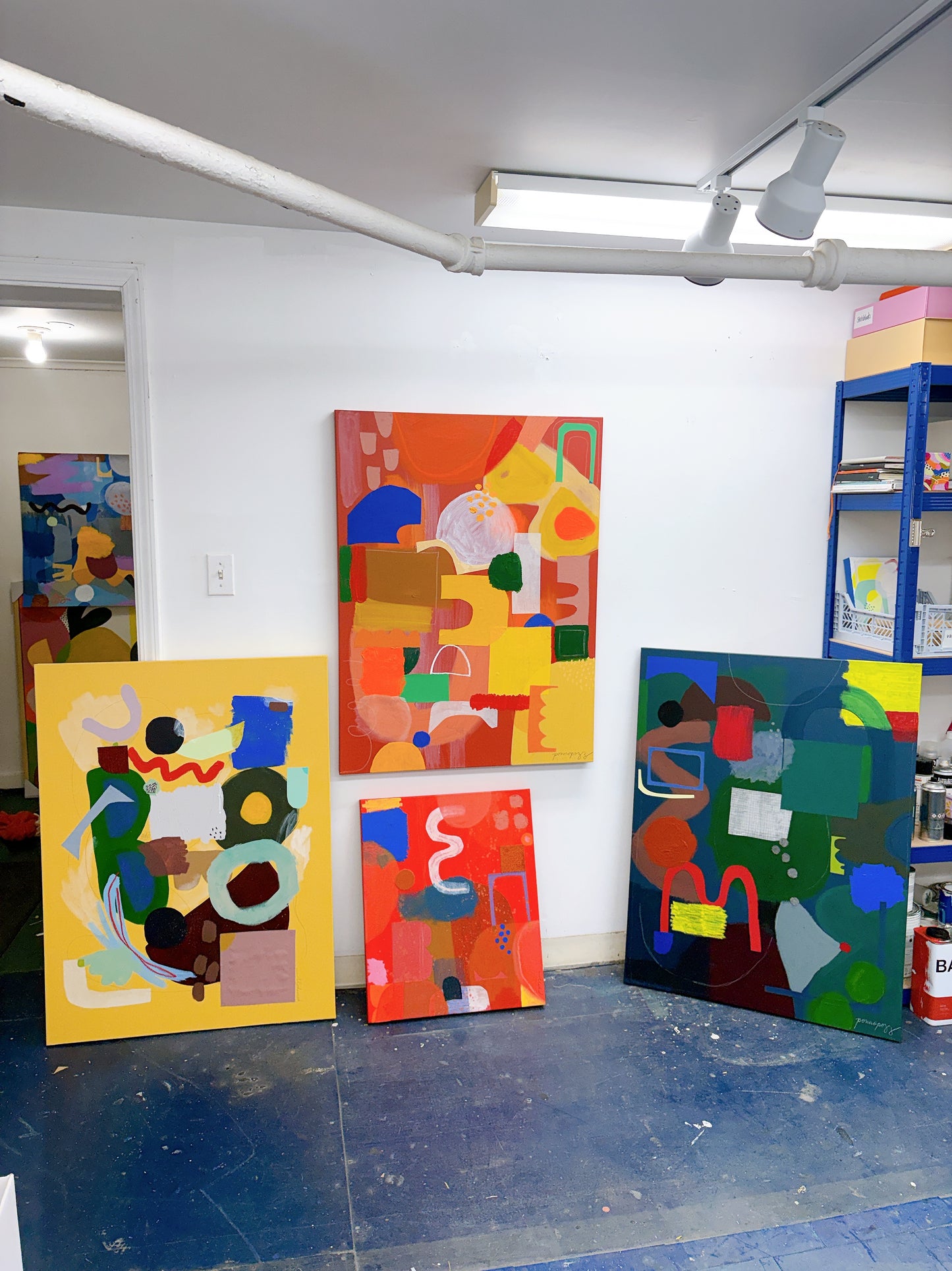 "Burlington" Original Painting - FREE SHIPPING