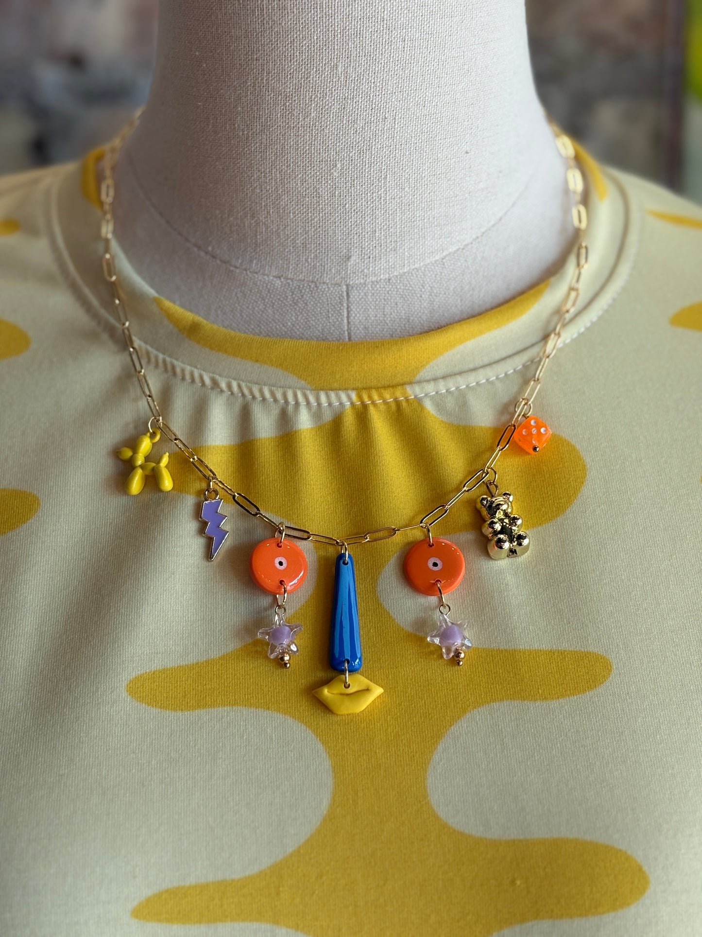Mystery Face Necklace