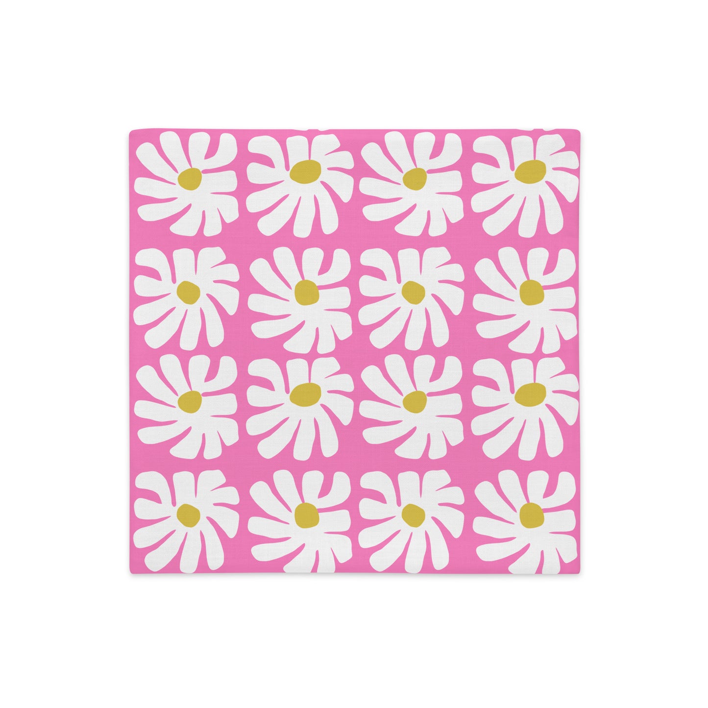 Crazy Daizy Pillow Case in Pink