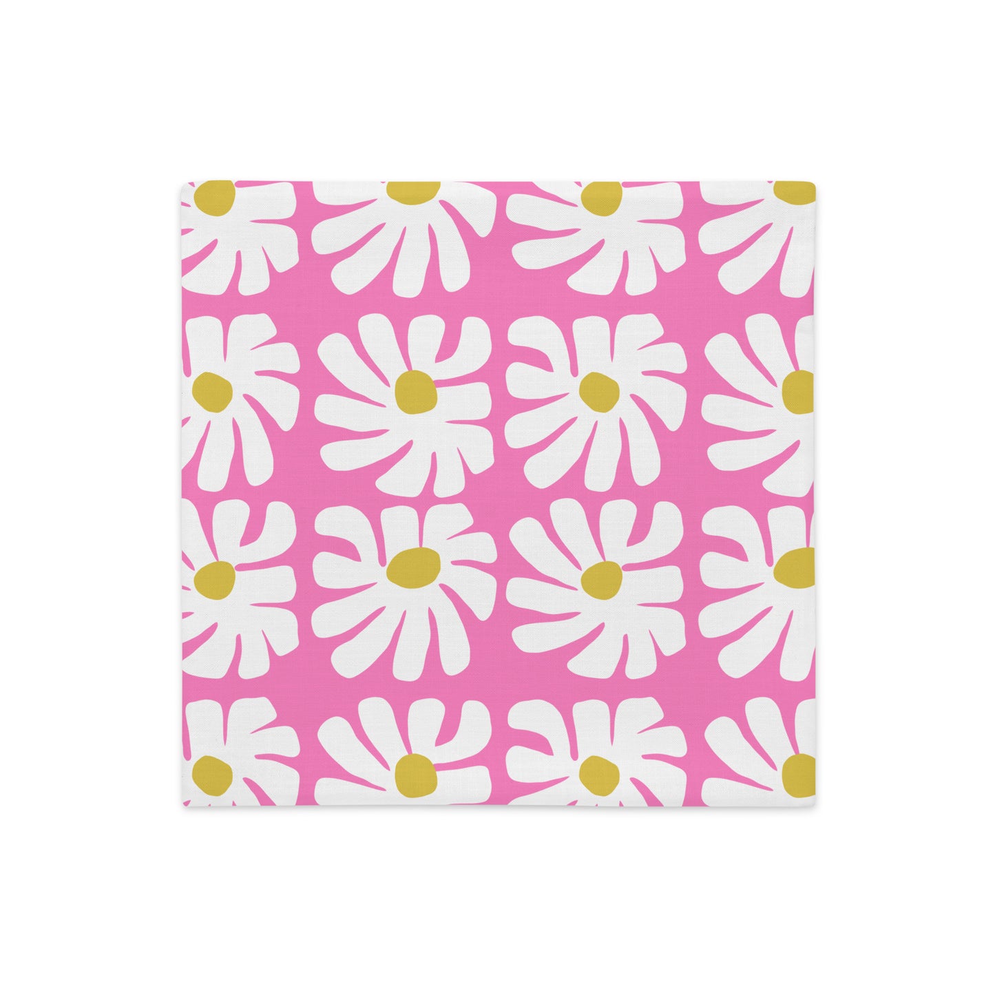 Crazy Daizy Pillow Case in Pink