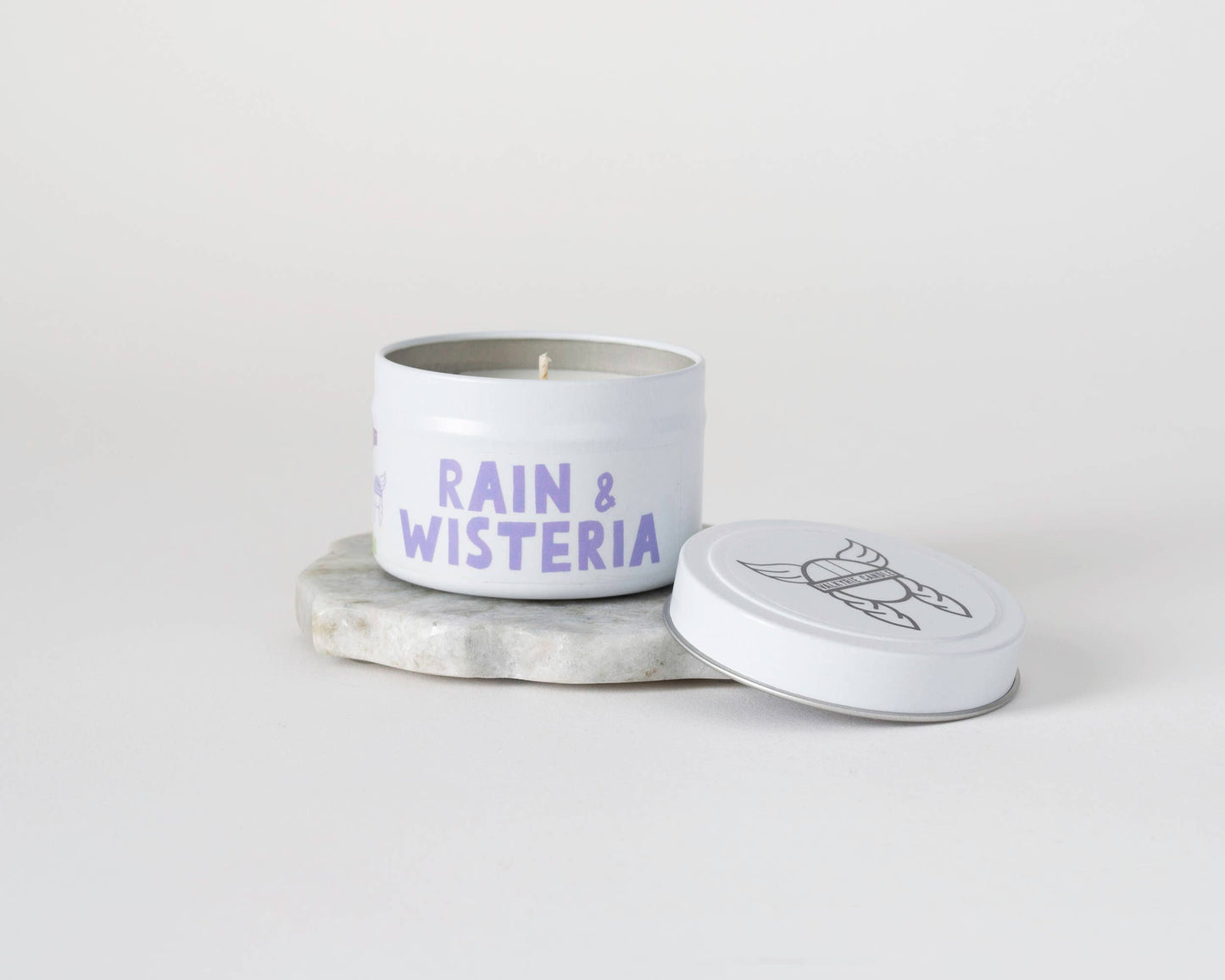 Rain + Wisteria Candle Tin