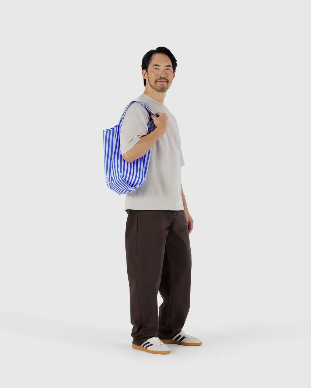 Blue Stripe Standard Baggu