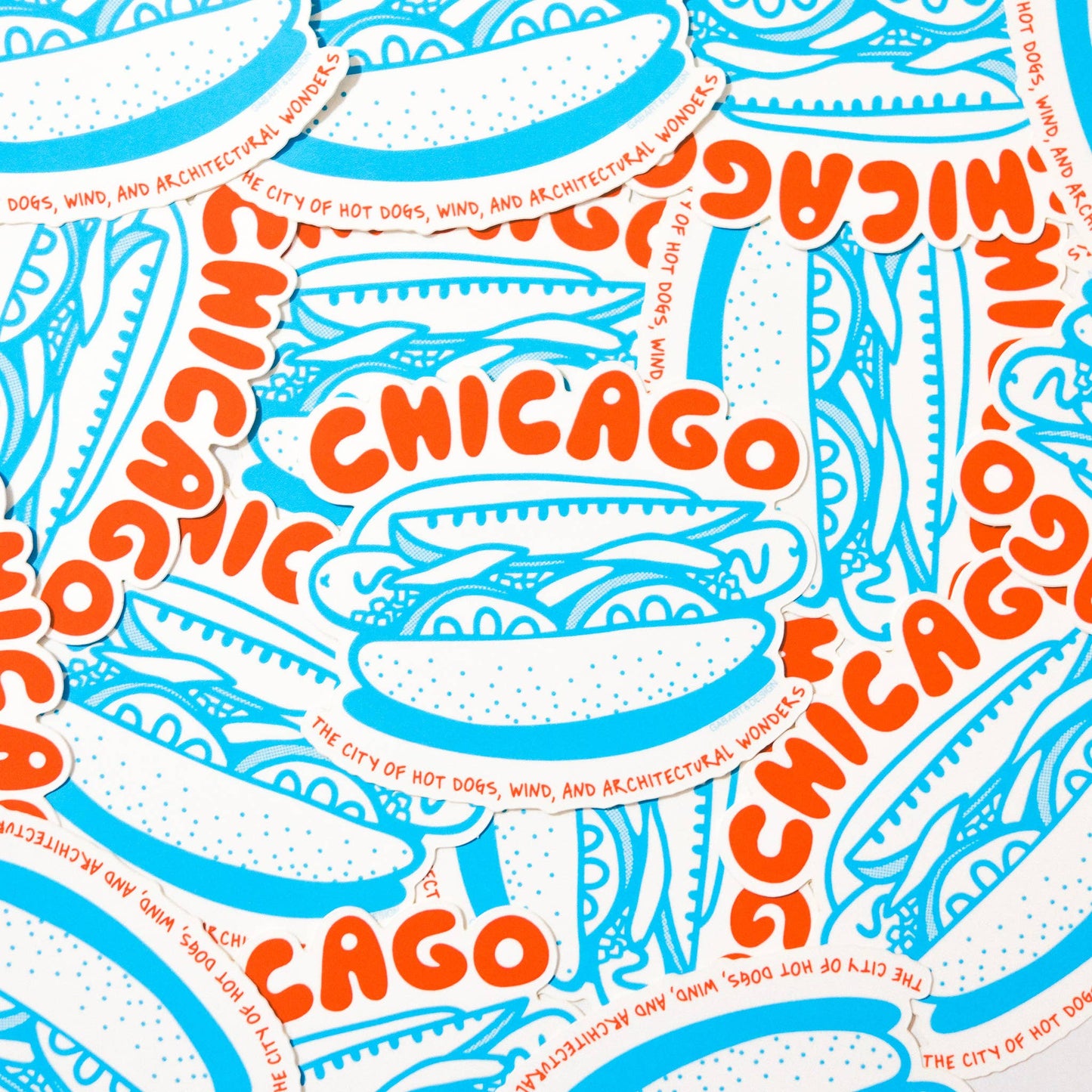 Chicago Hot Dog Sticker