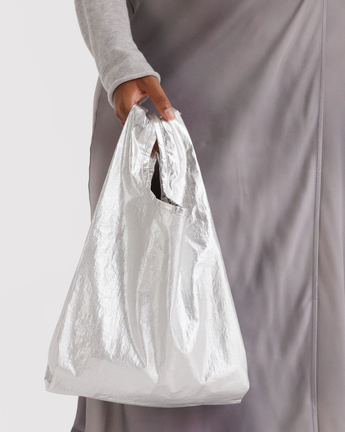 Chrome Metallic Baby Baggu