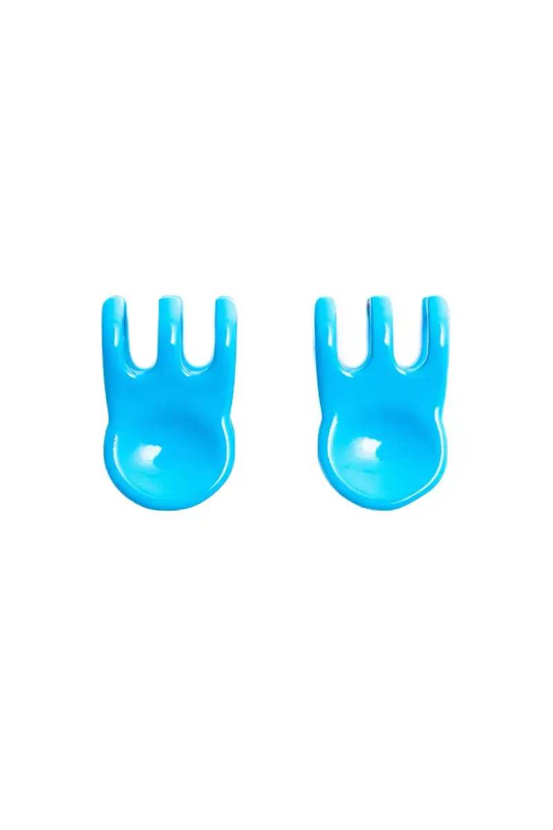 Blueberry Mini Claw Hoop Earrings