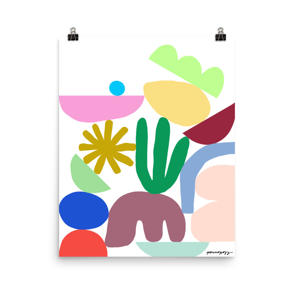 Pieces Art Print
