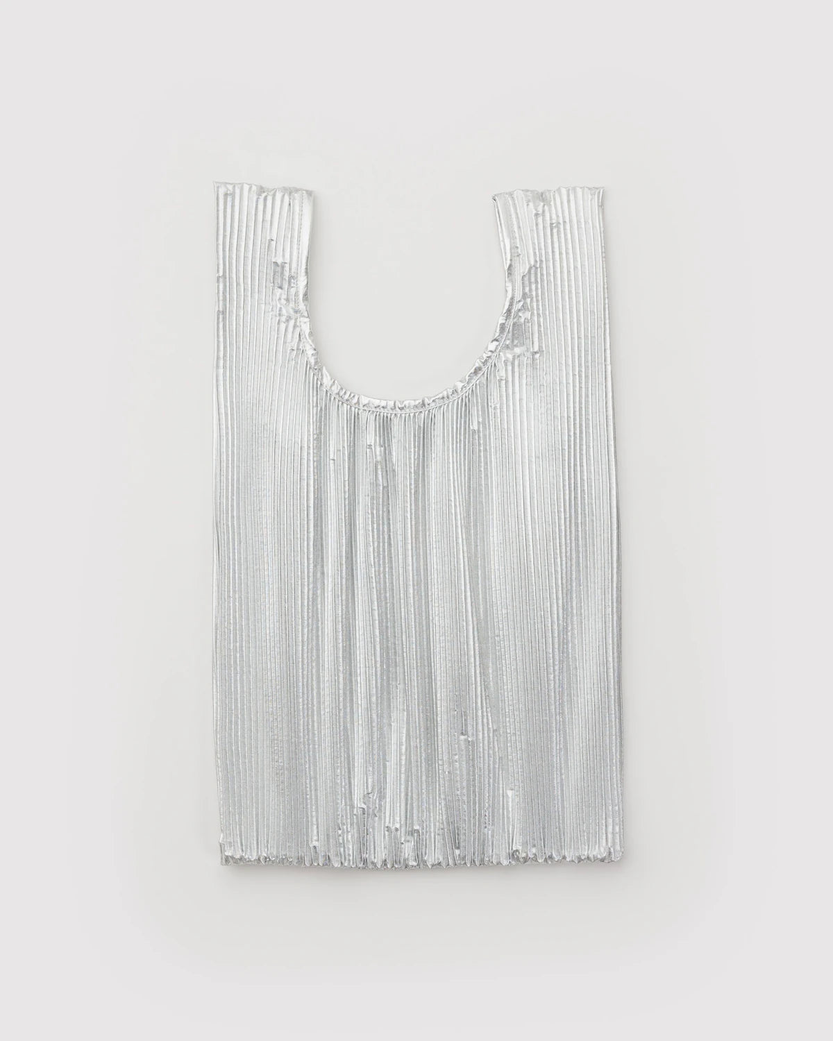 Chrome Pleated Baggu