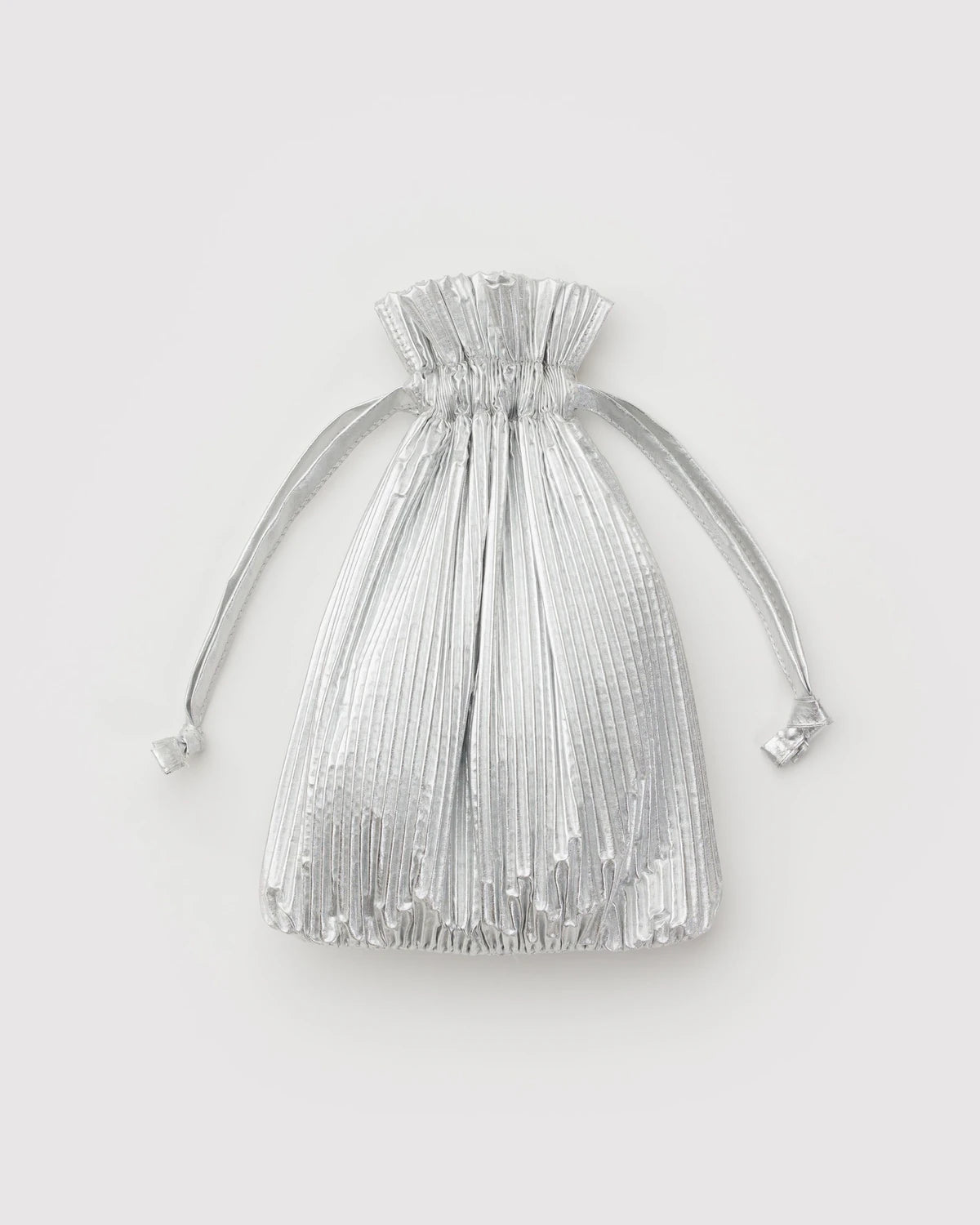 Chrome Pleated Baggu