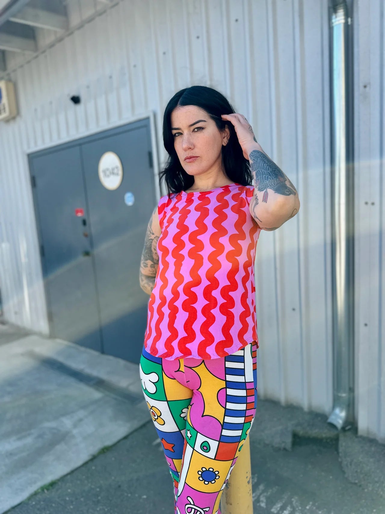 Squiggle Muscle Tee