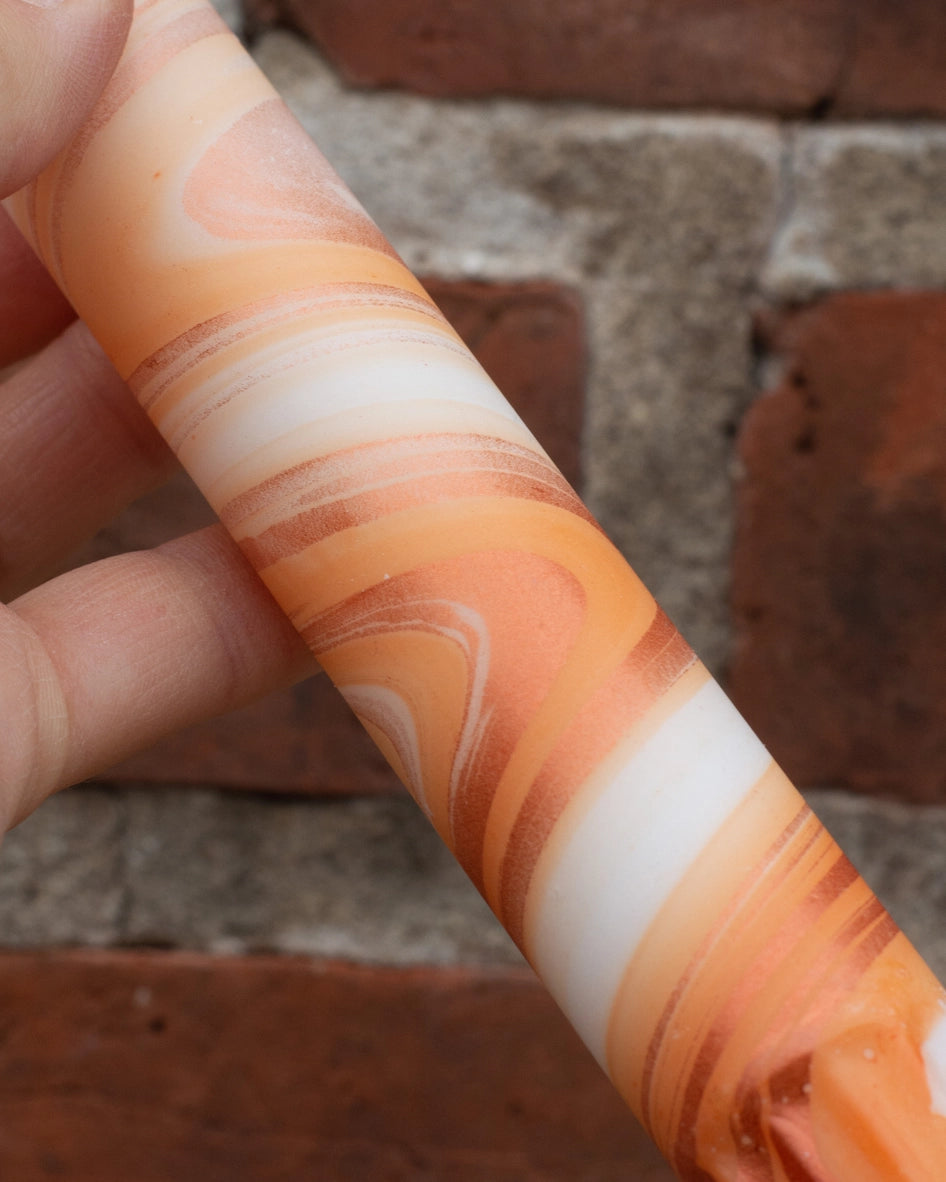 Marbled Taper Candles