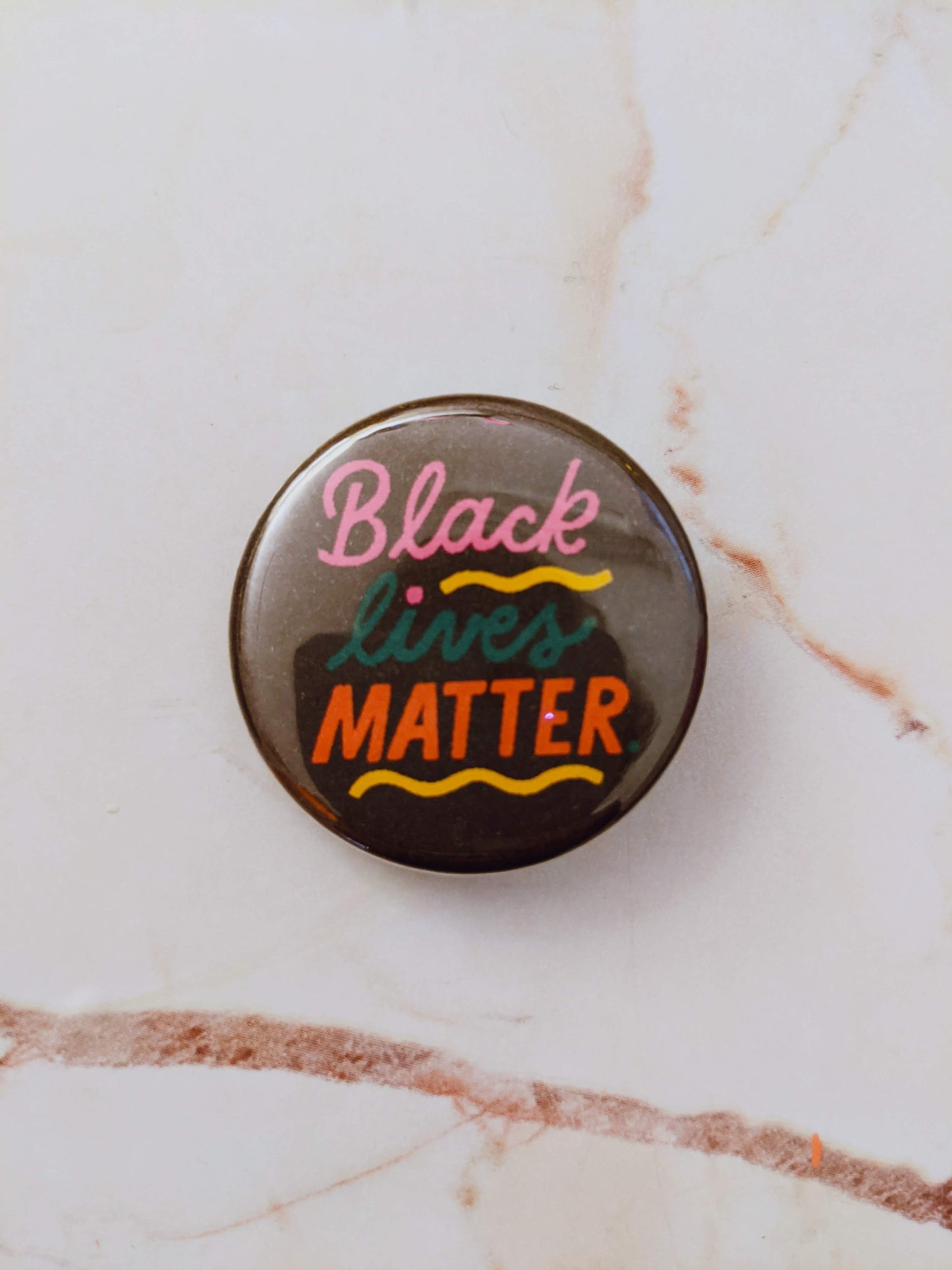 Black Lives Matter button