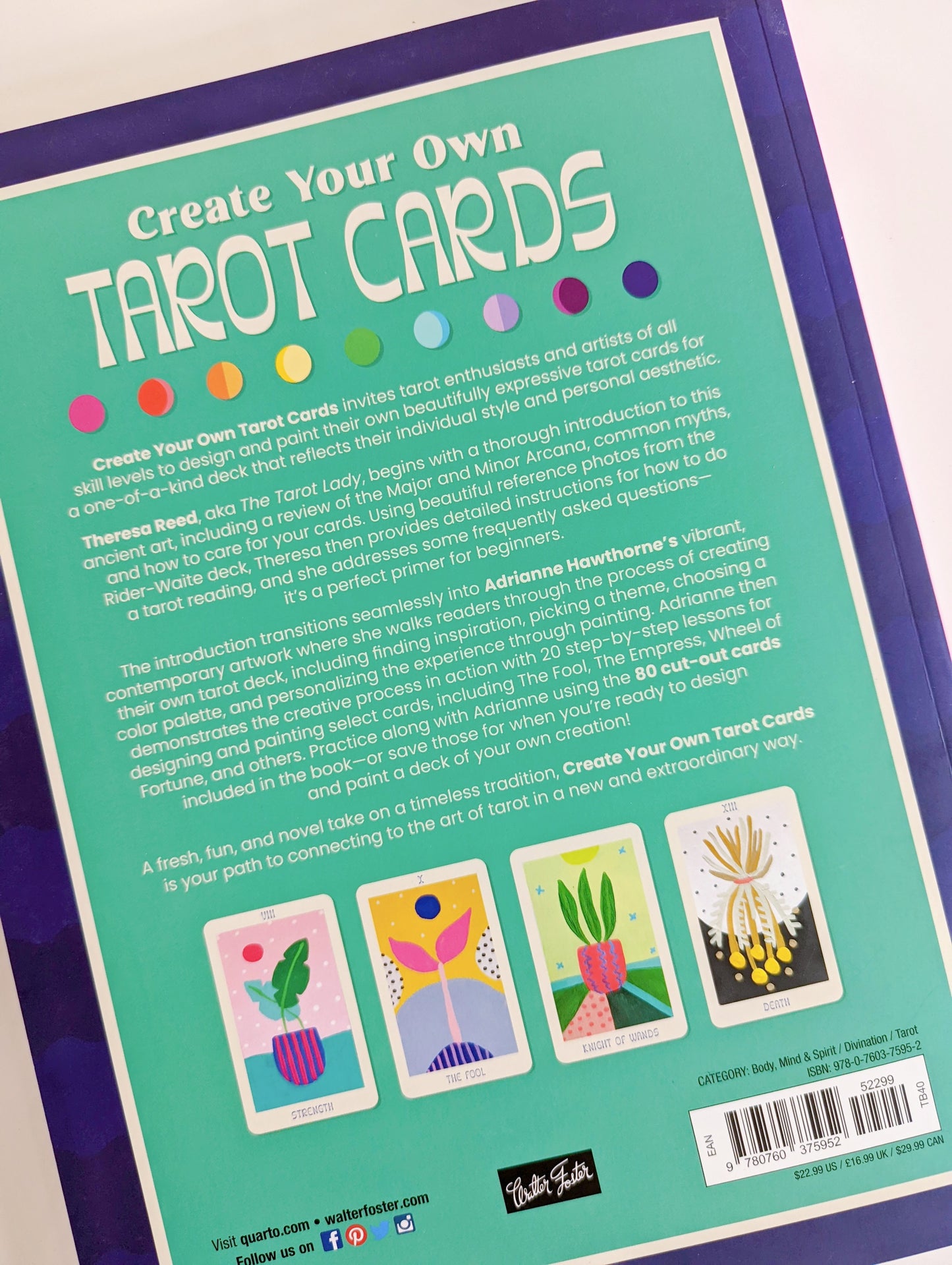Create Your Own Tarot Cards Book