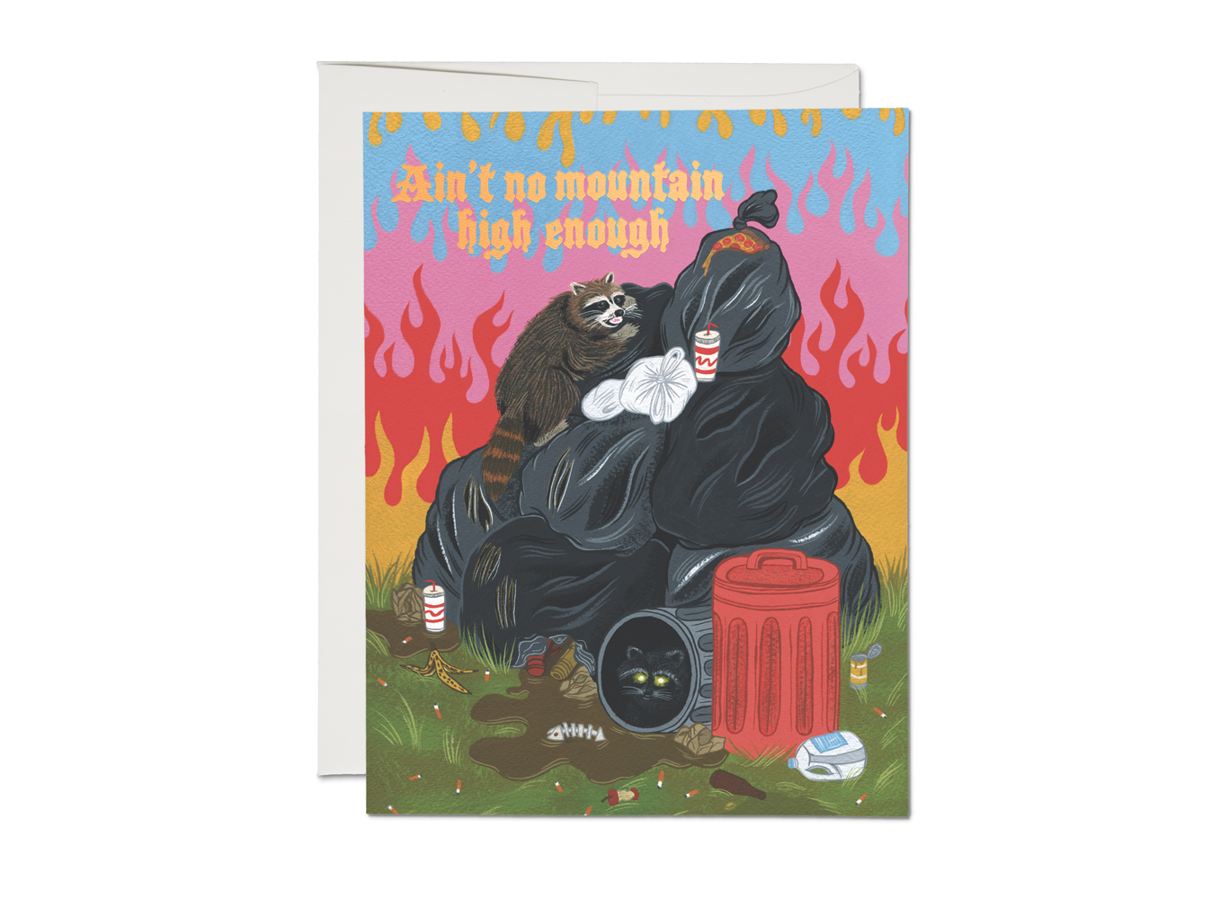 Raccoon Fun Card