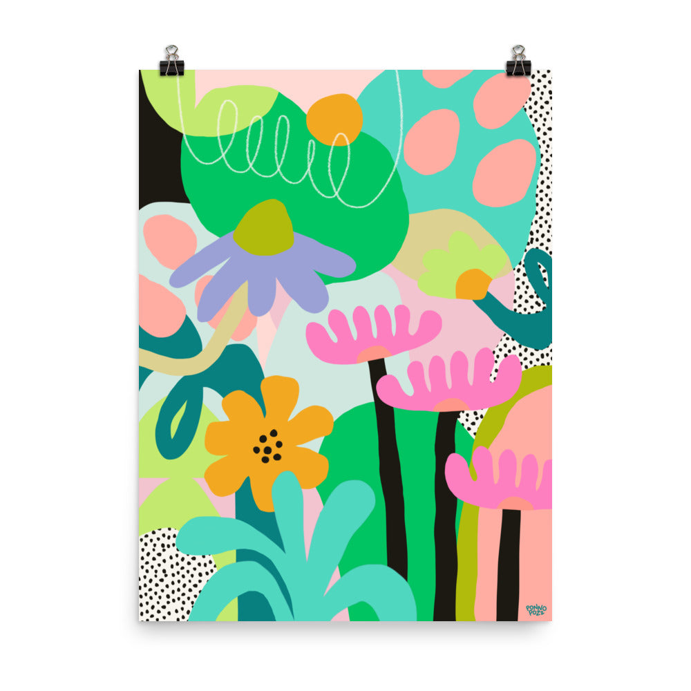 Flower Party Art Print