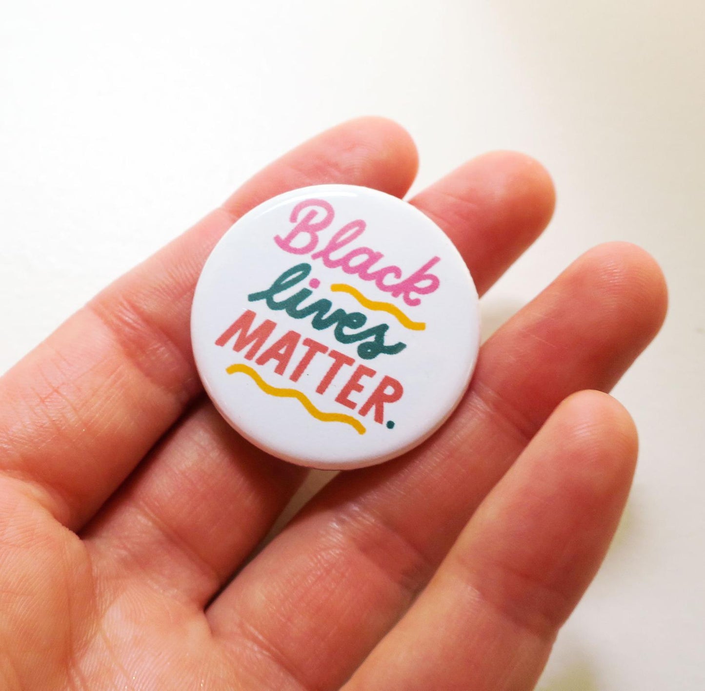 Black Lives Matter button