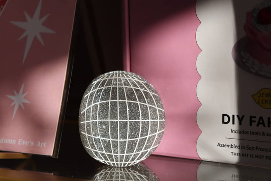 Glittery Disco Ball Hair Claw