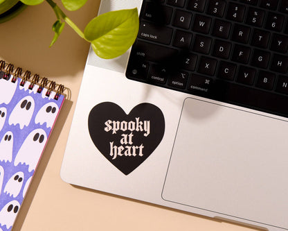 Spooky At Heart Sticker