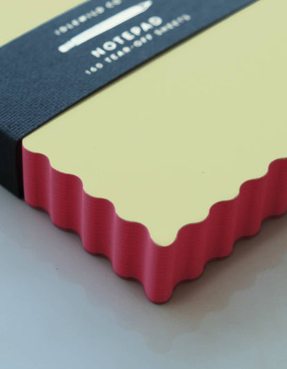 Mini Wave Shaped Notepad