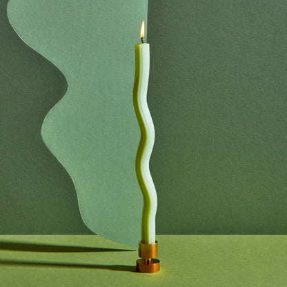 Green Wiggle Candles