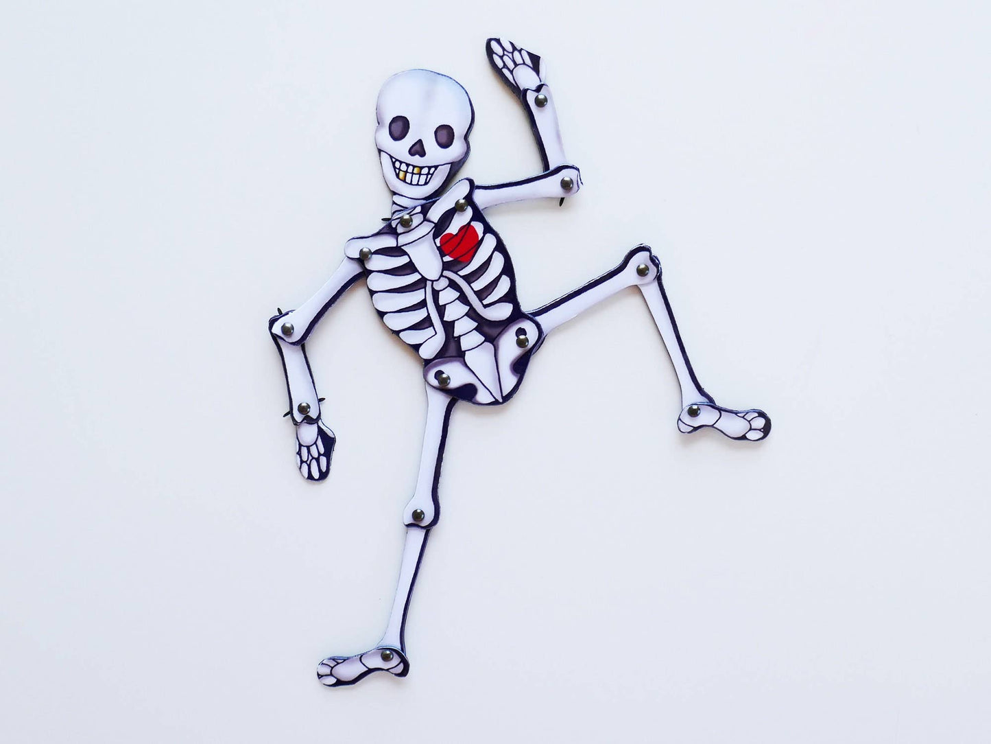 Posable Skeleton Magnet