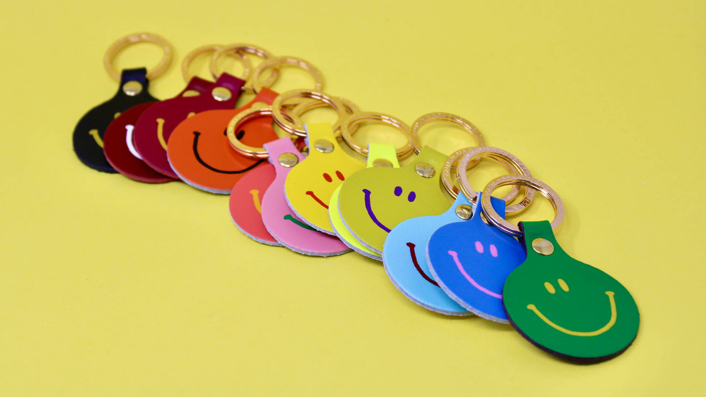 Smiley Face Key Fob