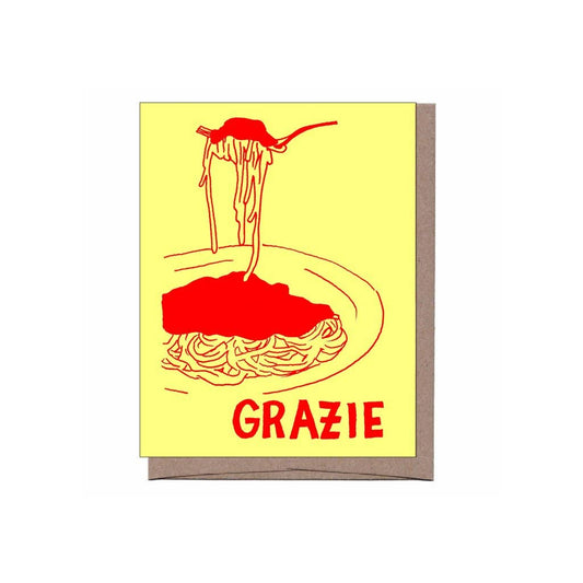 Grazie Greeting Card