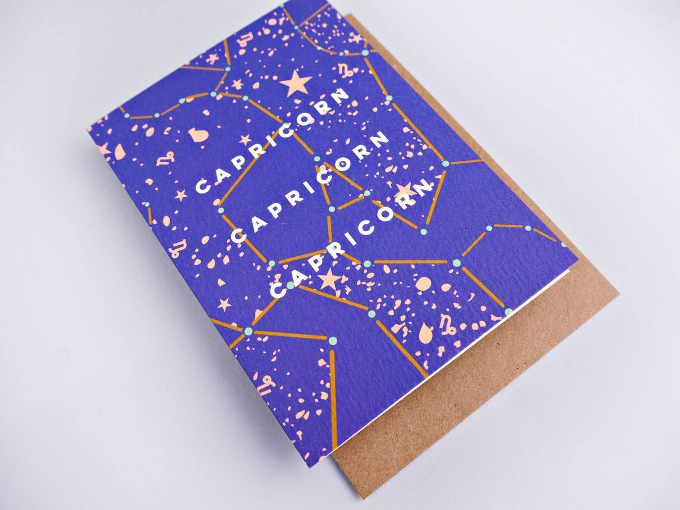 Cosmic Capricorn Birthday Card