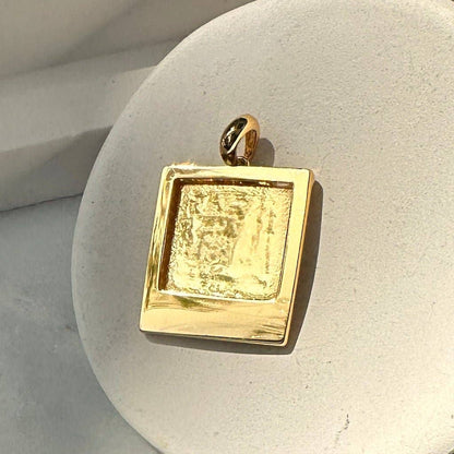 Silver Polaroid Photo Charm