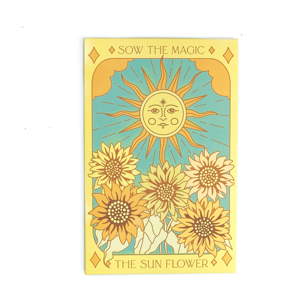The Sunflower Mix Tarot Seed Packet