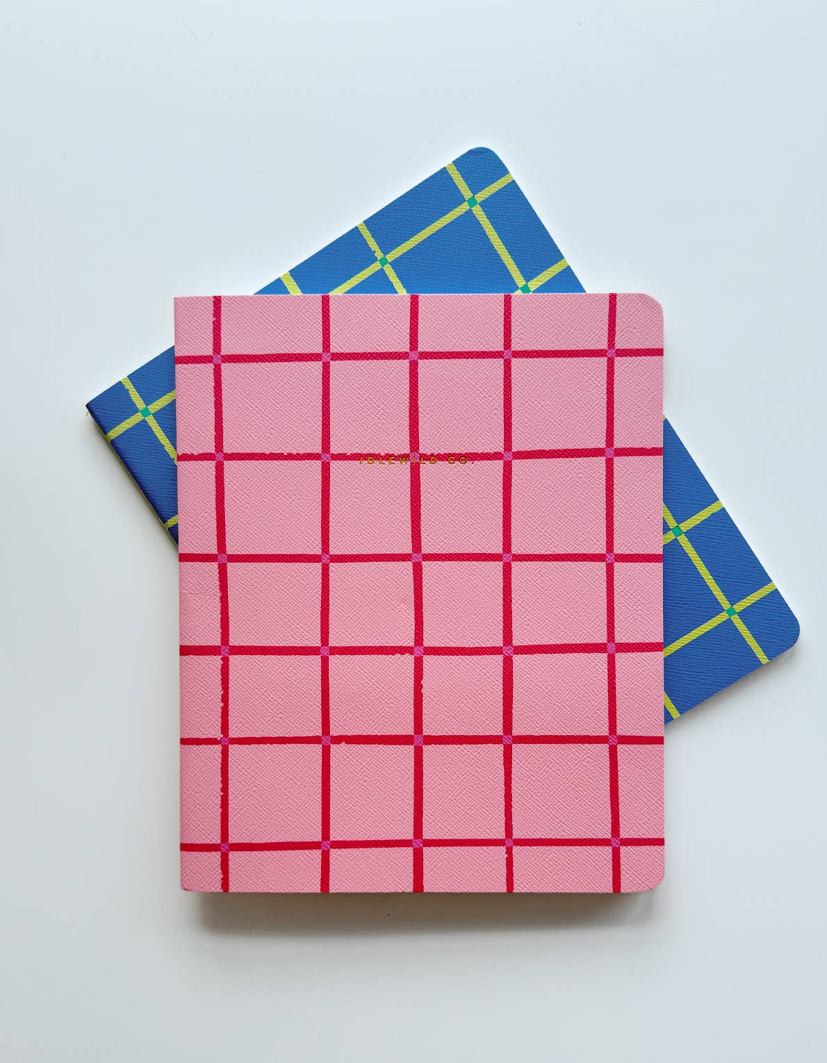 Pink Grid Notebook Duo