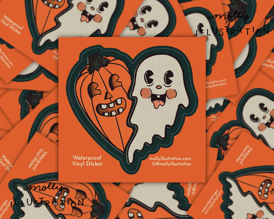 Spooky Pals Vinyl Sticker